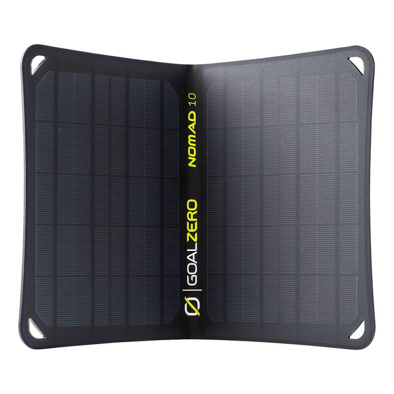 Super-lightweight, foldable 10-watt USB solar panel.