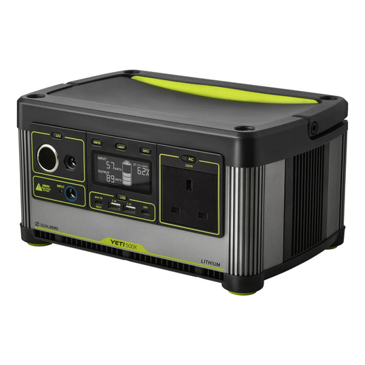 Keep all your small to medium size devices and appliances charged with the Yeti 500X Portable Power Station