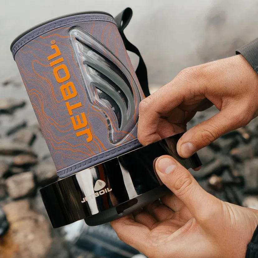 Boost boil speed and fuel efficiency in windy conditions with this compact windscreen accessory—packs inside your cook pot for easy travel.