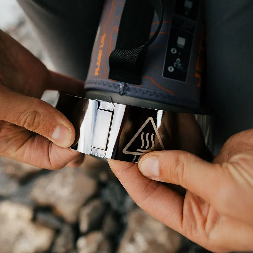 Boost boil speed and fuel efficiency in windy conditions with this compact windscreen accessory—packs inside your cook pot for easy travel.