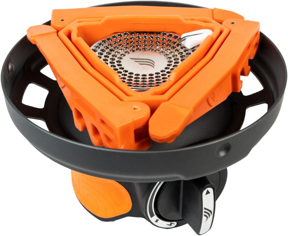 Blistering boil times come standard on the Flash cooking system, the ultimate camping stove for preparing coffee, soup, or dehydrated meals on the trail. 