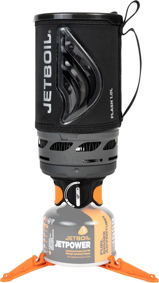 Blistering boil times come standard on the Flash cooking system, the ultimate camping stove for preparing coffee, soup, or dehydrated meals on the trail. 
