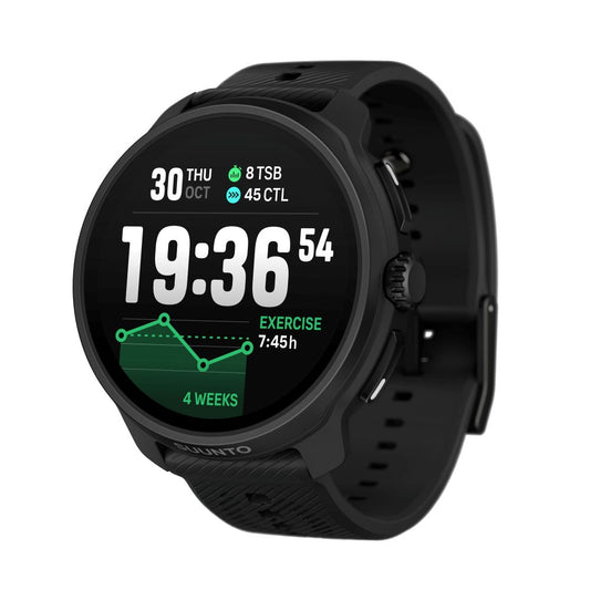 Suunto Race 2 Stainless Steel, the ultimate performance watch for racing and training, sleeker & lighter deisgn, AMOLED screen & Mind-blowing battery life