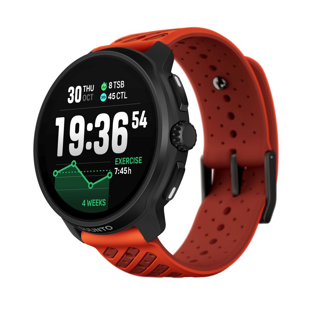 Suunto Race 2 Stainless Steel, the ultimate performance watch for racing and training, sleeker & lighter deisgn, AMOLED screen & Mind-blowing battery life
