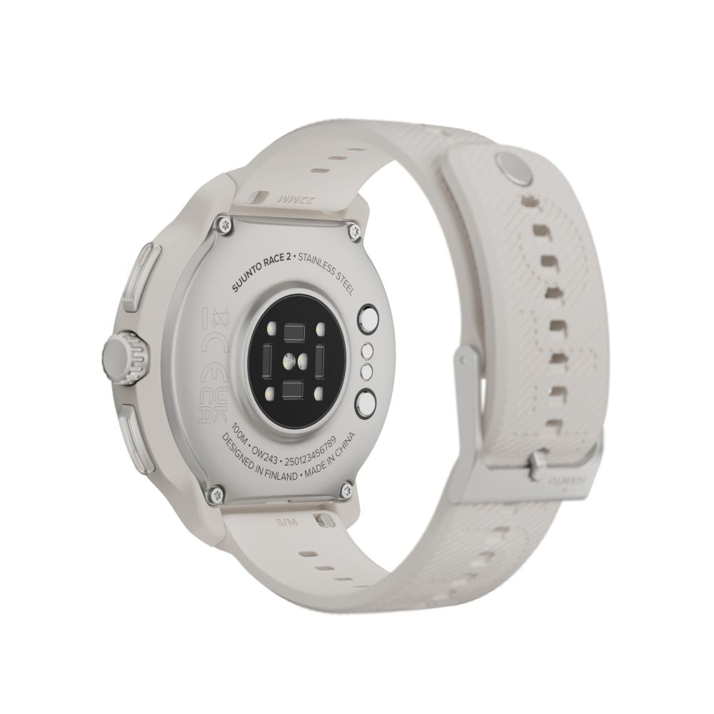 Suunto Race 2 Stainless Steel, the ultimate performance watch for racing and training, sleeker & lighter deisgn, AMOLED screen & Mind-blowing battery life