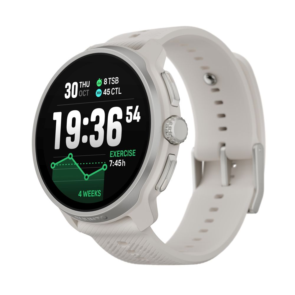 Suunto Race 2 Stainless Steel, the ultimate performance watch for racing and training, sleeker & lighter deisgn, AMOLED screen & Mind-blowing battery life