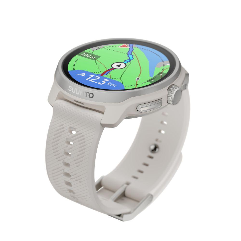 Suunto Race 2 Stainless Steel, the ultimate performance watch for racing and training, sleeker & lighter deisgn, AMOLED screen & Mind-blowing battery life