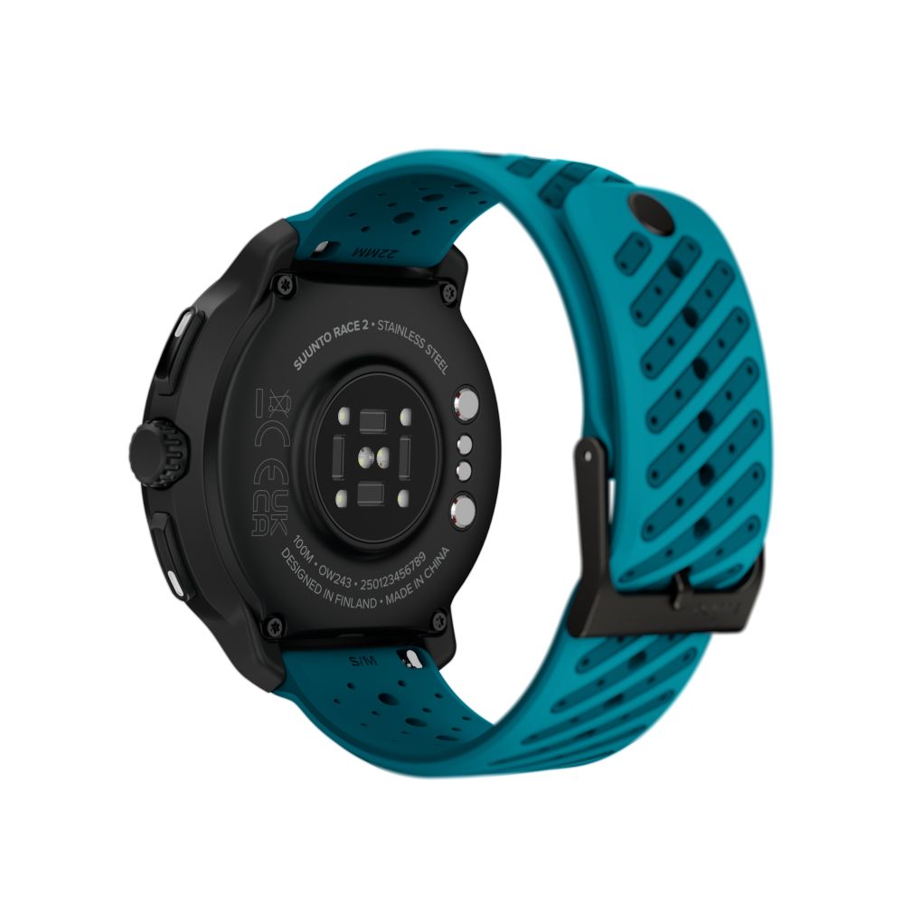 Suunto Race 2 Stainless Steel, the ultimate performance watch for racing and training, sleeker & lighter deisgn, AMOLED screen & Mind-blowing battery life