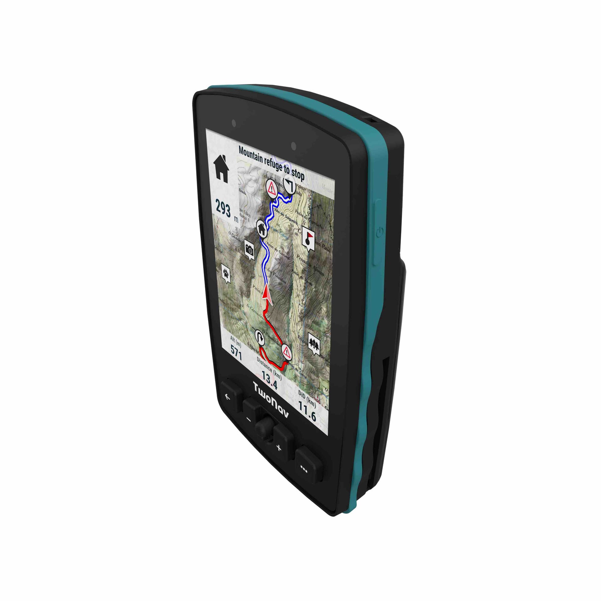 TwoNav Aventura 2 Plus - showing the navigational experience on this large screen outdoor GPS Unit