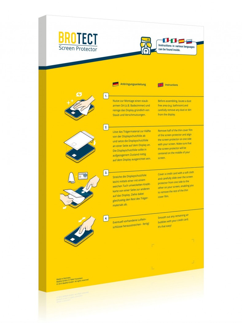 BROTECT AirGlass Premium Glass Screen Protector, the Extra-Hard and Ultra-Light mate for your TwoNav Aventura 2 Plus!