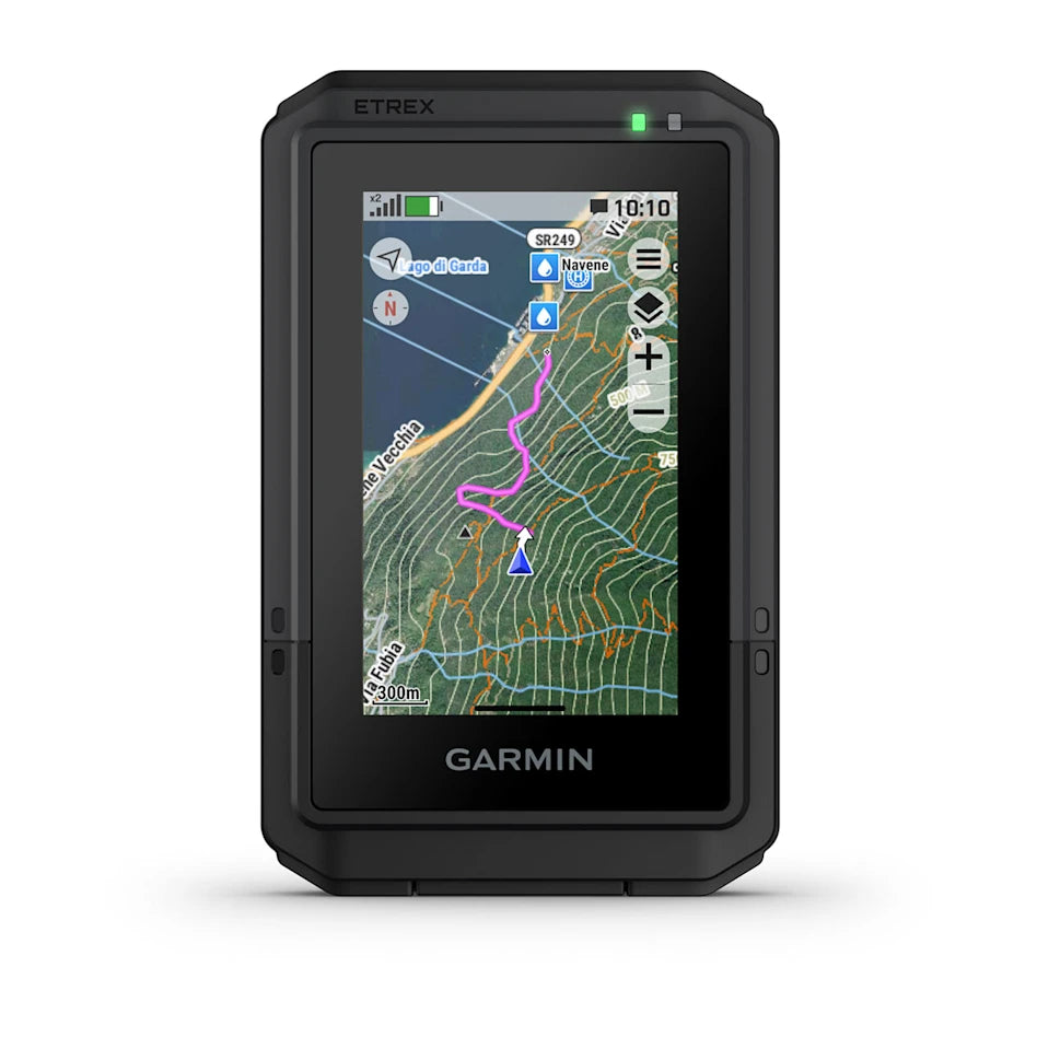 NEW Garmin eTrex Touch, simple-to-use touchscreen, preloaded TopoActive maps, durable design, long battery life to help you enjoy all your activities.