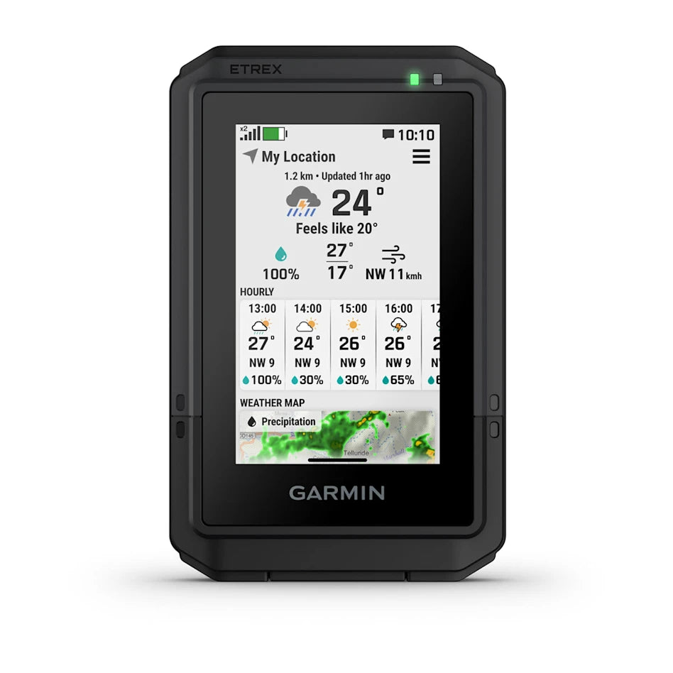 NEW Garmin eTrex Touch, simple-to-use touchscreen, preloaded TopoActive maps, durable design, long battery life to help you enjoy all your activities.
