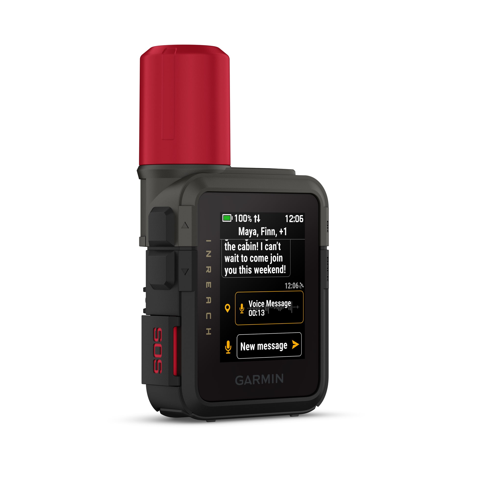 Stay connected with inReach Mini 3 Plus, the rugged SOS satellite communicator, with a colour touchscreen display & built-in speaker and microphone. 