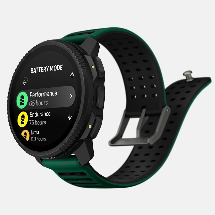 The Suunto Vertical 2 improves upon the original with a brighter, larger AMOLED screen, a redesigned optical heart rate sensor & a built-in LED flashlight 
