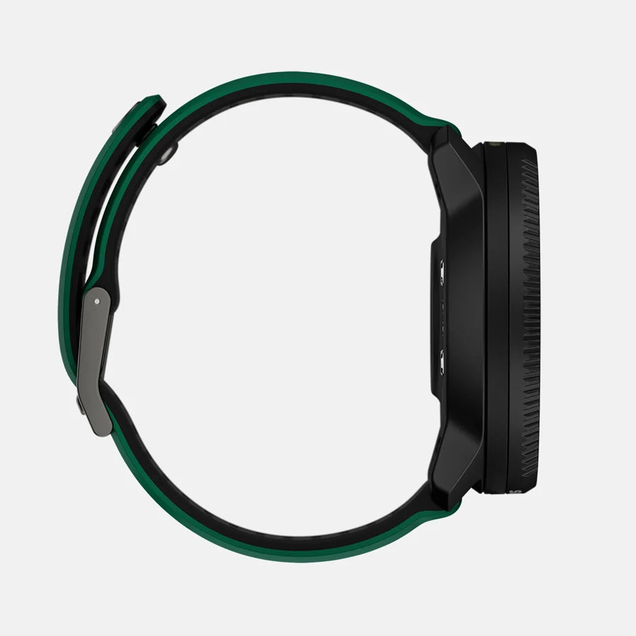 The Suunto Vertical 2 improves upon the original with a brighter, larger AMOLED screen, a redesigned optical heart rate sensor & a built-in LED flashlight 