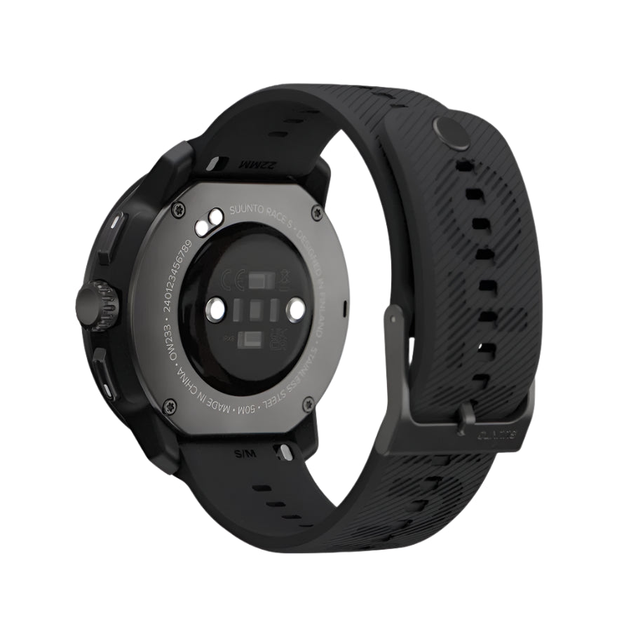 Suunto Race S Stainless Steel, the ultimate performance watch for racing and training, just smaller