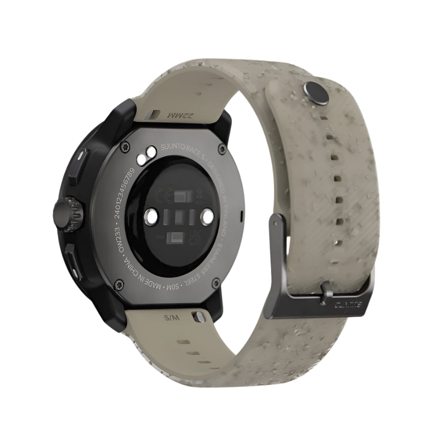 Suunto Race S Stainless Steel, the ultimate performance watch for racing and training, just smaller