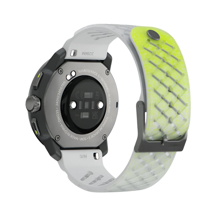 Suunto Race S Titanium, The ultimate performance watch for racing and training. Just smaller