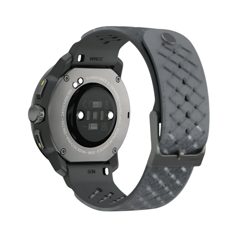 Suunto Race S Titanium, The ultimate performance watch for racing and training. Just smaller